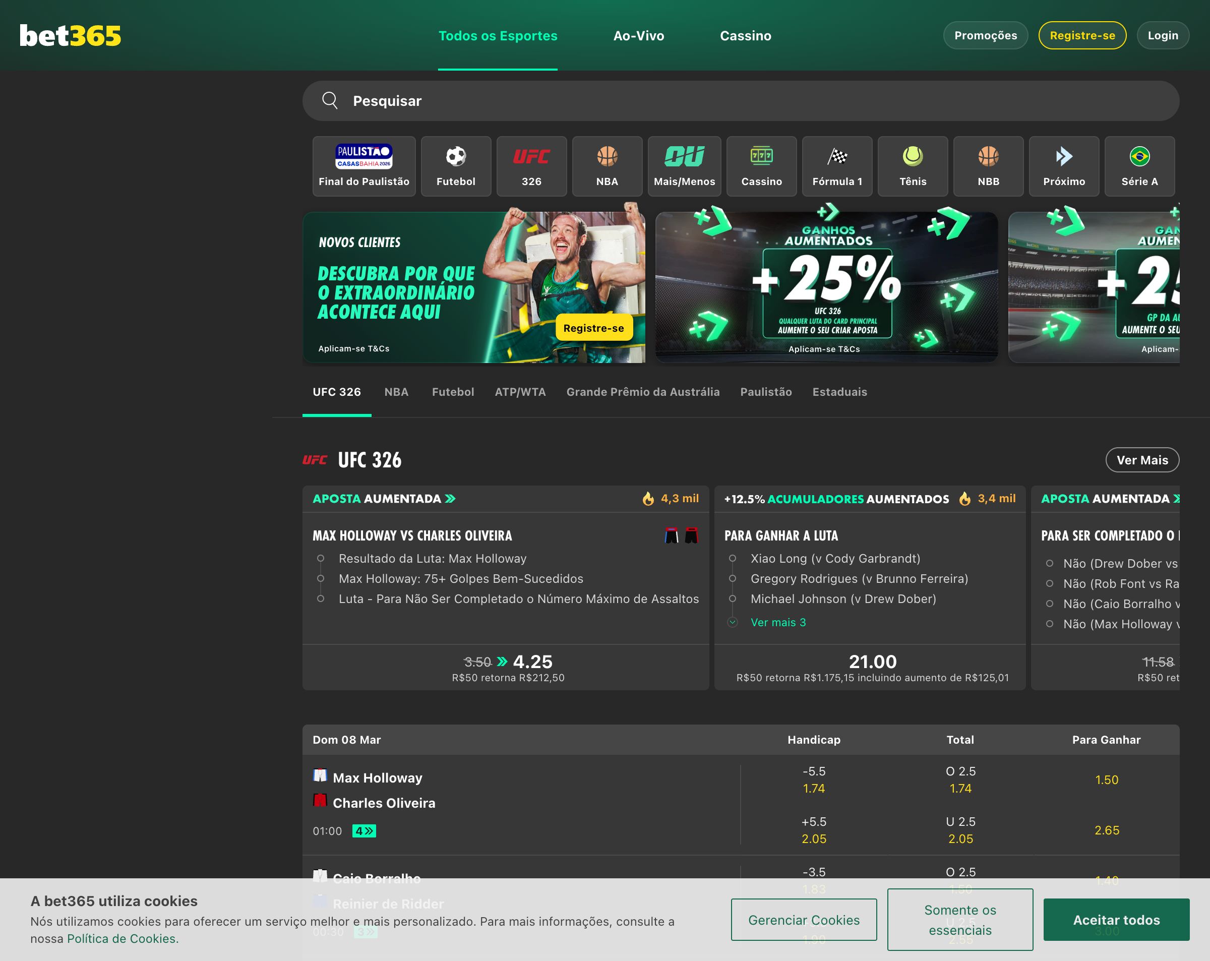 Captura de bet365